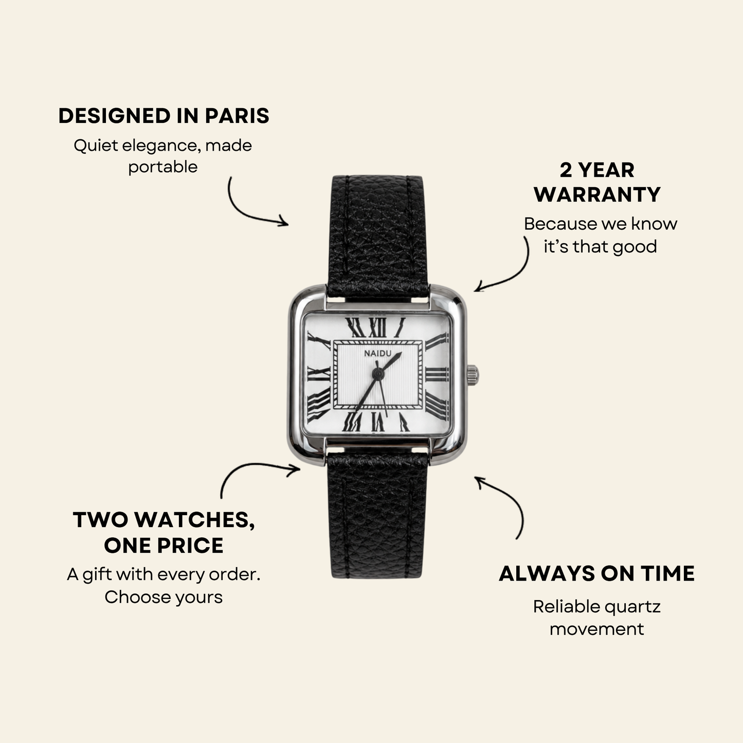 Concorde Watch Black