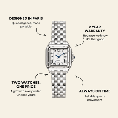 Le Marais Watch Silver